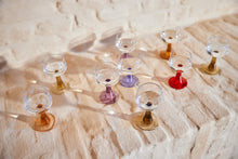 Load image into Gallery viewer, SWIRL GLASS LOW, MIXED COLOURS (SET OF 4)