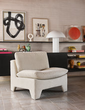 تحميل الصورة في معرض الصور ، retro lounge fauteuil boucle cream