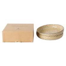 تحميل الصورة في معرض الصور ، gradient ceramics: deep plate peach (set of 2)