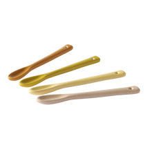 Load image into Gallery viewer, BOLD & BASIC CERAMICS: TEA SPOONS, NATURAL (SET OF 4)