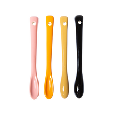 تحميل الصورة في معرض الصور ، bold & basic ceramics tea spoons colourful (set of 4)