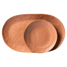 تحميل الصورة في معرض الصور ، BOLD & BASIC CERAMICS: SERVING TRAY BROWN