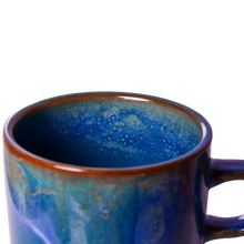 Load image into Gallery viewer, CHEF CERAMICS: CUP AND SAUCER, RUSTIC BLUE
