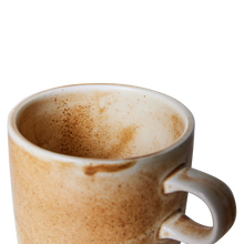 Load image into Gallery viewer, CHEF CERAMICS: CUP AND SAUCER, RUSTIC CREAM/BROWN