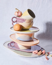 تحميل الصورة في معرض الصور ، gallery ceramics: oval side plate peach
