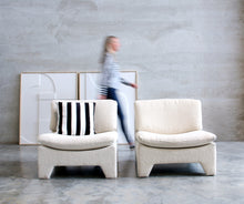تحميل الصورة في معرض الصور ، retro lounge fauteuil boucle cream