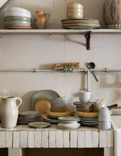 تحميل الصورة في معرض الصور ، GRADIENT CERAMICS: DESSERT PLATE TAUPE (SET OF 2)