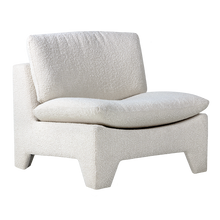تحميل الصورة في معرض الصور ، retro lounge fauteuil boucle cream