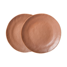 Load image into Gallery viewer, Bold & Basic ceramics collection: side plate brown (set of 2)