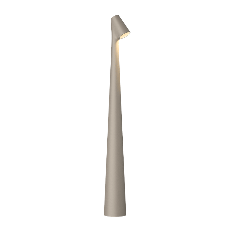 Elegance Portable Table Lamp- Grey 35cm