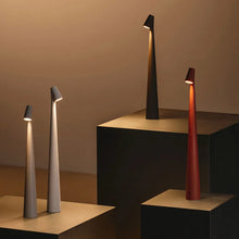 تحميل الصورة في معرض الصور ، Elegance Portable Table Lamp- Grey 35cm
