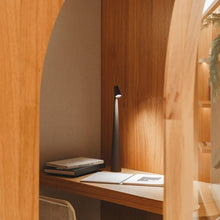 Load image into Gallery viewer, Elegance Portable Table Lamp- Black 35cm
