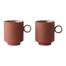 Load image into Gallery viewer, BOLD &amp; BASIC CERAMICS: COFFEE MUG TERRA (SET OF 2)
