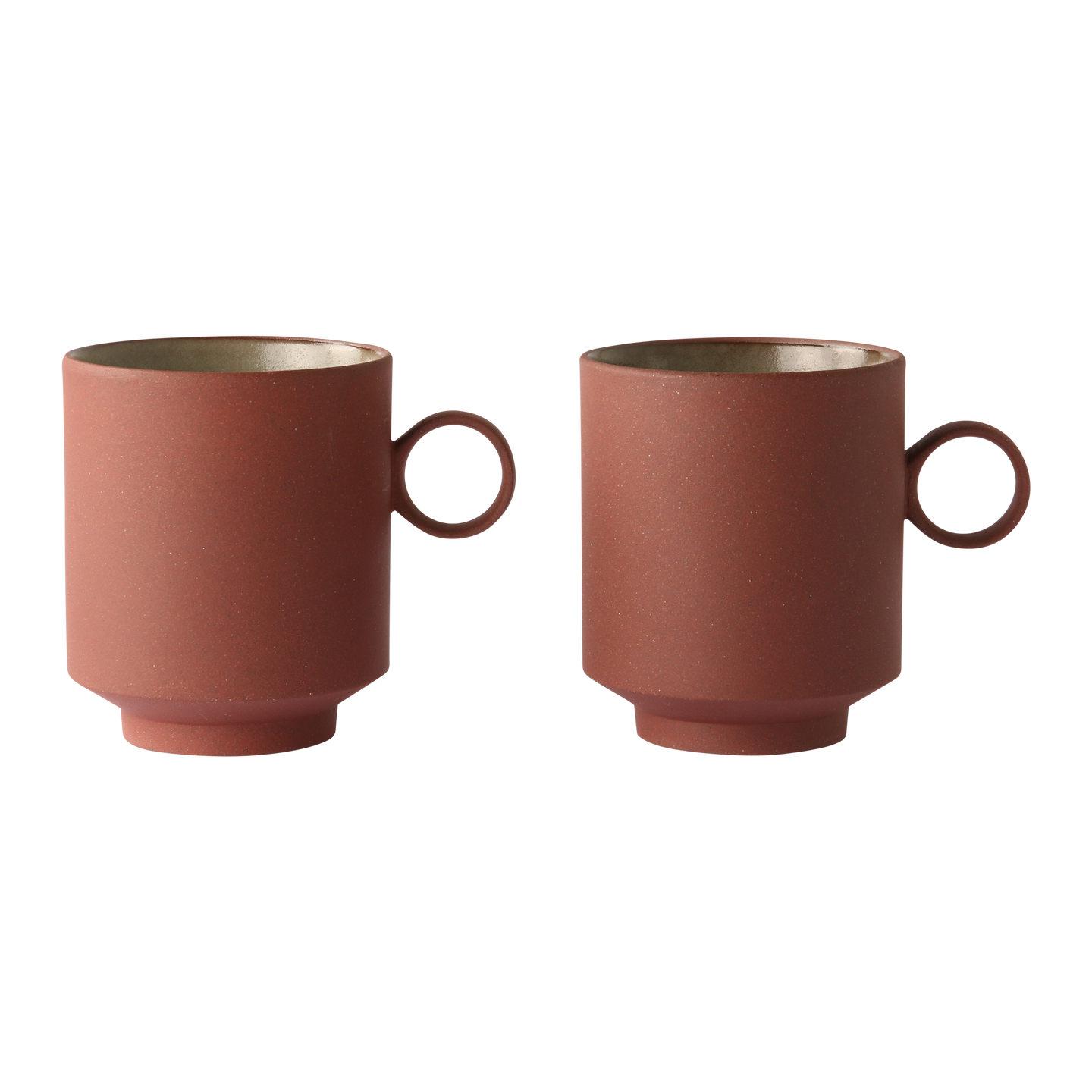 BOLD & BASIC CERAMICS: COFFEE MUG TERRA (SET OF 2)