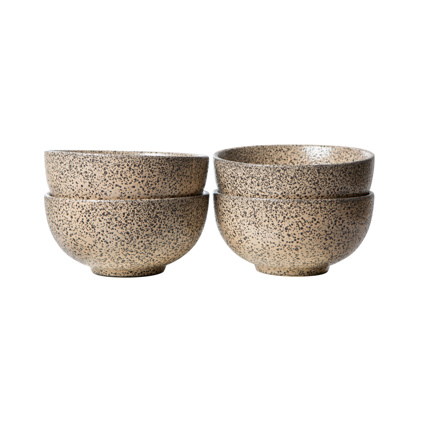 Gradient ceramics: bowl taupe (set of 4)