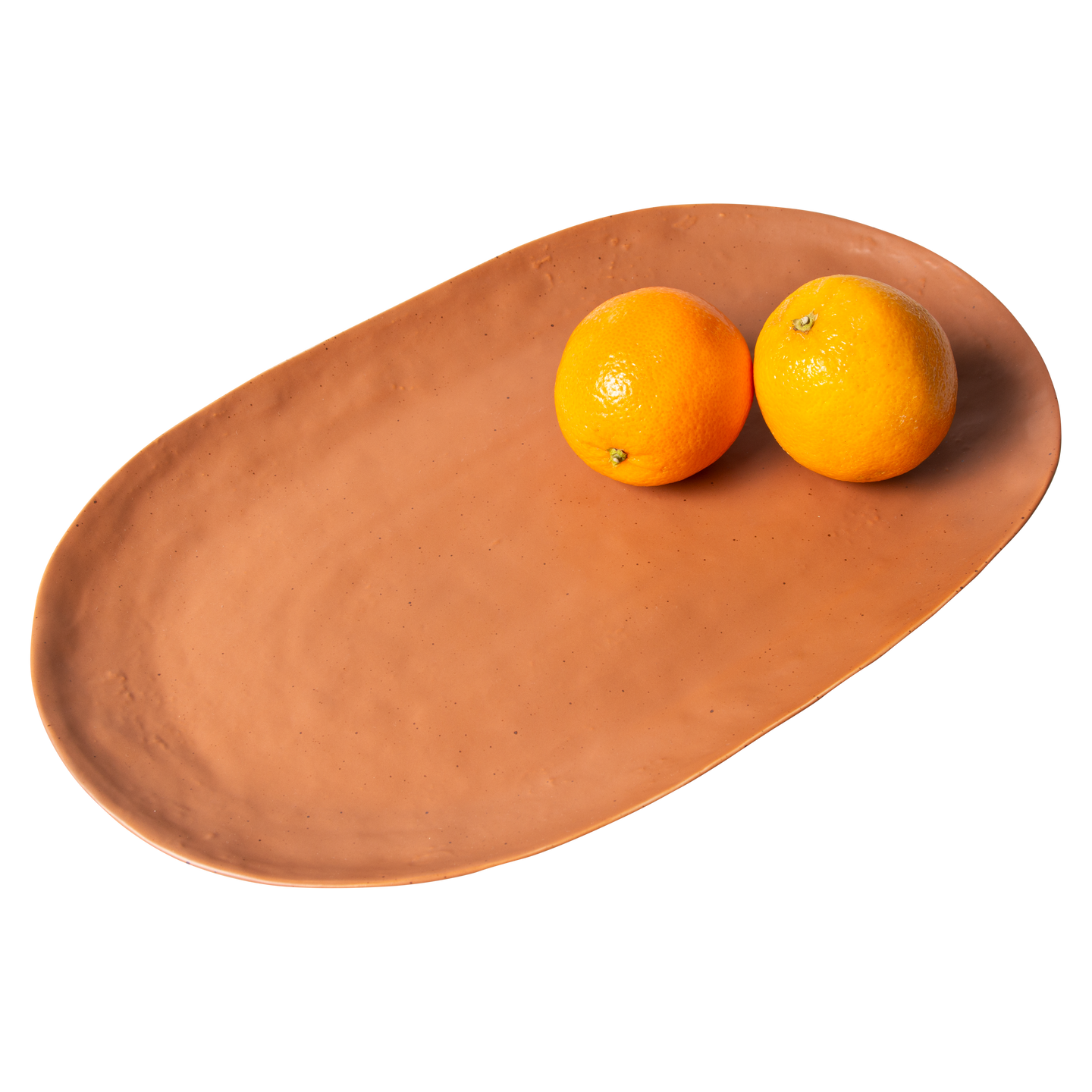 BOLD & BASIC CERAMICS: SERVING TRAY BROWN