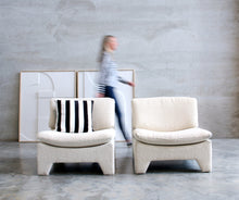Load image into Gallery viewer, retro lounge fauteuil boucle cream
