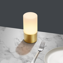 Load image into Gallery viewer, Frosted Portable Light 100  - Natural Brass
